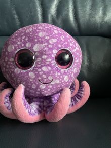 TY octopus Beanie Boo soft toy 20cm