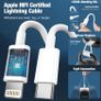 iPhone Charger Fast Charge 2Pack Fast Apple Charger Cable 2M/6FT iPhone Fast charger with USB C To Lightning Cable for iPhone 14 13 12 11 Pro Max XS XR X 8 7 6 Plus 5, iPad and iPod Image 2