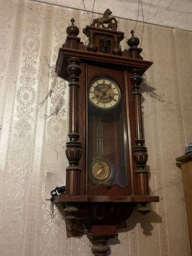 Antique German Vienna Regulator wall clock