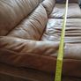 Caseys Leather Sofa Image 3