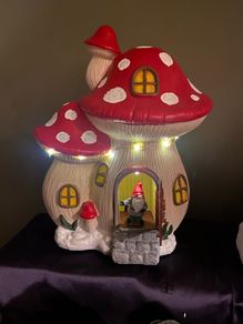 Adorable christmas gonk house