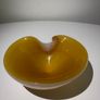 Vintage Alfredo Barbini Attributed Murano Biomorphic Shell Bowl.  Original BD Label. c.1965 to 1975 Image 3
