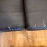 Free faux leather black 2 seater sofa Image 3