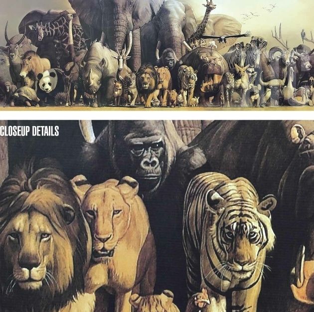 Noah's ark by Haruo Takino 1000 panorama Jigsaw puzzle