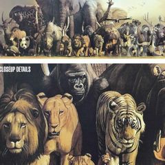 Haruo Takino art panorama jigsaw puzzle Noah's Ark / Earth for Animals 33x95cm approx