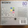 New Set Of 3 Sony Blank Audio Cds, CD-R Audio Image 2
