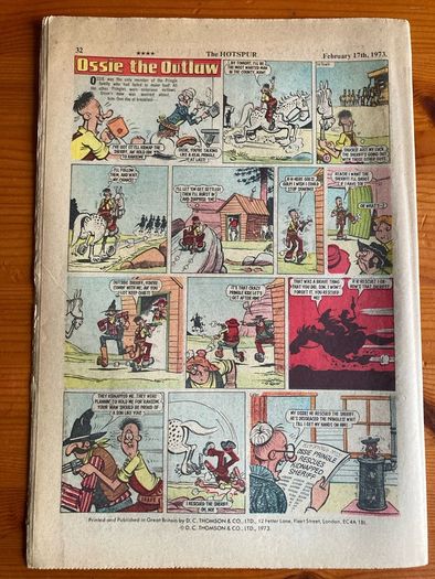 Comics: 'The Hotspur' 1973 (17 numbers)