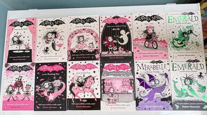 Isadora Moon, Mirabelle & Emerald 11 x book collection NEW