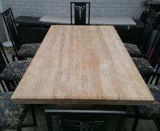 Heavy Marble Dining Kitchen Table
