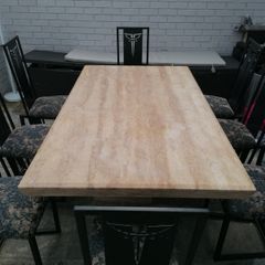 Heavy Marble Dining Kitchen Table