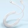USB Cable For iPhone 14 13 12 11 XR X 7 iPad Charger Spring Coiled Original Lead Image 3