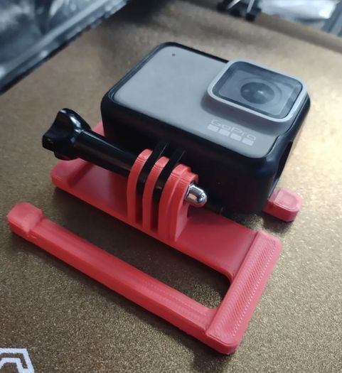 Action camera GoPro backpack strap mount