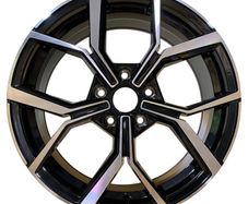 17" Faro type Black Alloys Seat Audi Skoda Vw 5x112
