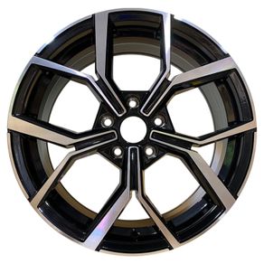 17" Faro type Black Alloys Seat Audi Skoda Vw 5x112
