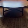 Round Walnut Coffee Table - Meadows and Byrne Image 4