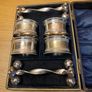 Antique Cased EPNS Silver Plate Napkin Rings & Knife Rests Set Image 9