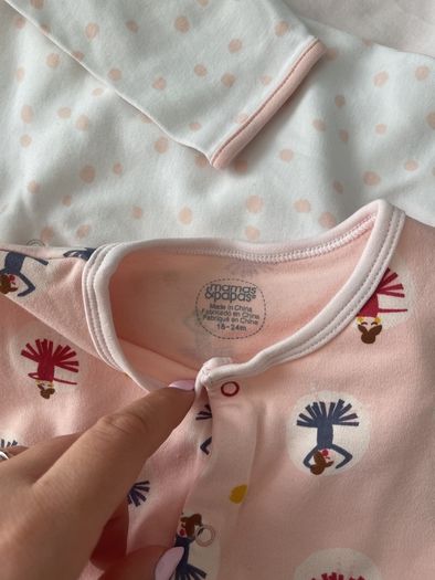 MAMAS AND PAPAS girl babygrows 18-24 months