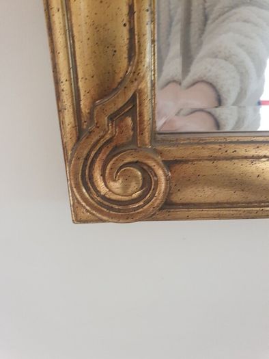 Large Decorative Gold Framed Wall Mirror - 128cm x 96cm