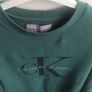Calvin Klein Jeans Monogram Sweatshirt / Jumper Green Size S Image 4