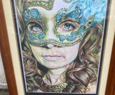 Pastel pencil artwork  free postage