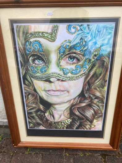 Pastel pencil artwork  free postage