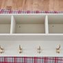 Coat hooks with shelves and baskets Image 6