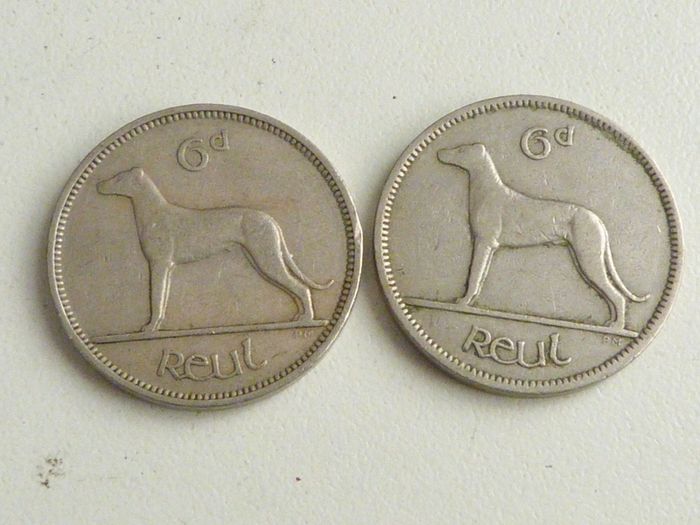 Irish sixpences