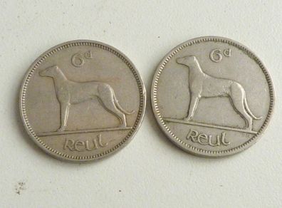 Irish sixpences