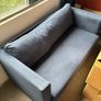 Compact Blue Sofa Bed Image 4