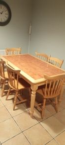 Table  and 6 chairs
