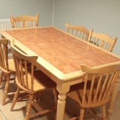 Table  and 6 chairs