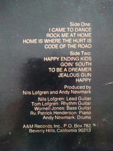 Nils Lofgren i came to dance