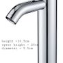 Bathroom Sink Basin Mixer Tap, Tall Basin Mixer Tap for Washroom and Bathroom, Tall Counter Top Basin Mixer Tap Image 2