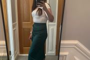 Koton green midi skirt. Size 8