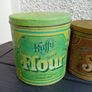 Tree vintage cans + vintage strawberry tin Potpourri Press USA Image 4