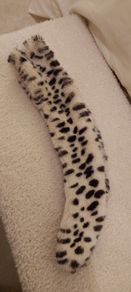 Ladies vintage leopard neck collar