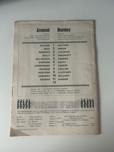 Arsenal 1970/71 Double Winning Season Matchday Programmes