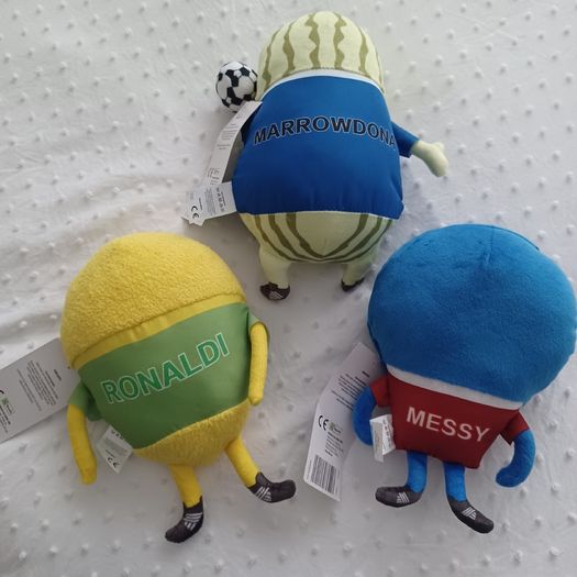 World Cup 'Feast of Football' Collectible Plush Toys NEW