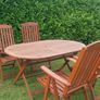 garden table and chairs set Image 3