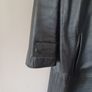 m&S  genuine  leather trench coat size 16 Image 2