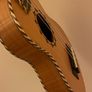Risa Slimline flamed maple soprano ukulele new with padded case Image 7