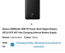 Baseus 30000mah Power Bank