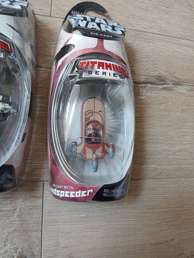 Star wars Titanium series 2005 Die cast vehicles