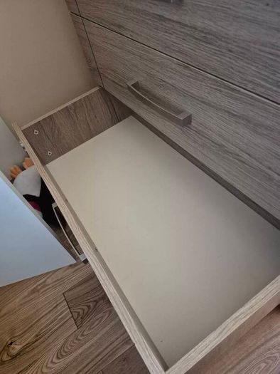 3 drawer chest - oak