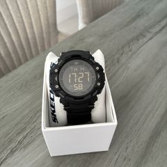 Skechers Men's Digital Black Fabric Strap RRP 62