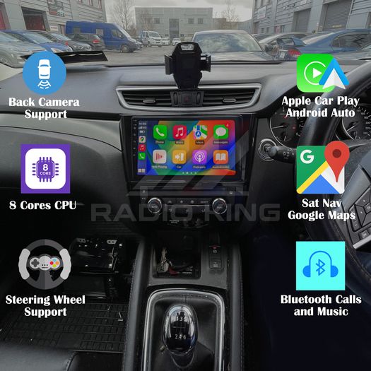 Premium Carplay Nissan Qashqai Android Auto Radio