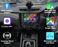 Premium Carplay Nissan Qashqai Android Auto Radio