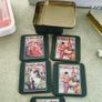Vintage Memorabilia Woman and Home Magazine set of 5 Coasters in steell box Image 3