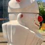 Vintage McCoy Pottery Clown Cookie Jar - Circa 1940s Image 2