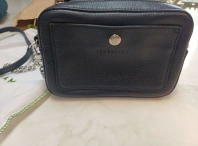 longchamp brand new leather bag in navy